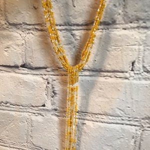 Vintage glass bead necklace